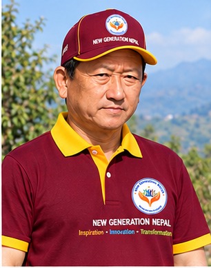 Rajman Tamang, founder of New Generation Nepal